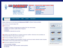 Tablet Screenshot of ets-robinet.fr